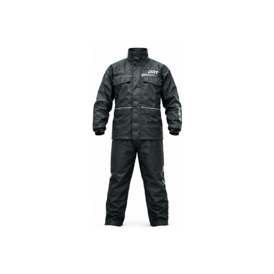 IMPERMEABLE DR1 RACING 2 P MEN SIN ZAPATON NEGRO
