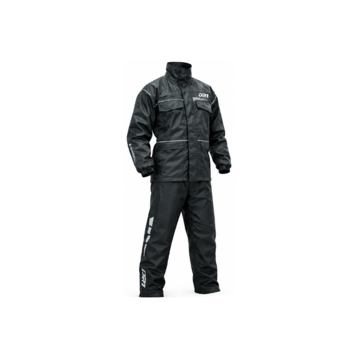 IMPERMEABLE DR1 RACING 2 P MEN SIN ZAPATON NEGRO