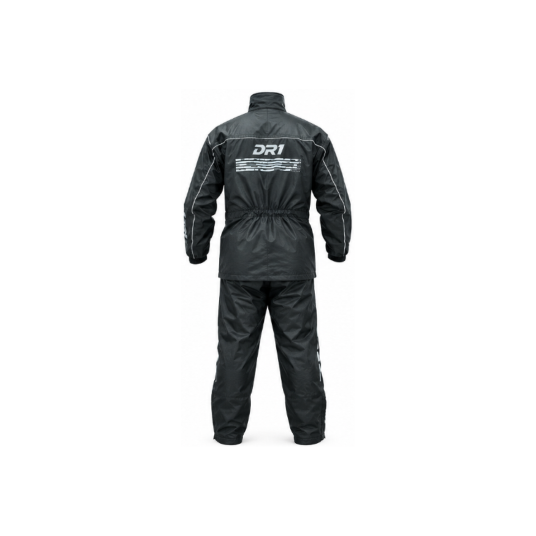 IMPERMEABLE DR1 RACING 2 P MEN SIN ZAPATON NEGRO