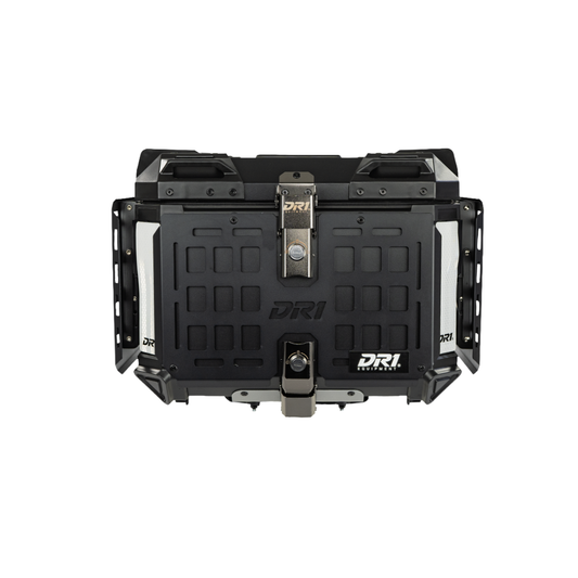 MALETERO DR1 ALUPRO TITAN ALUMINIO NEGRO 45 LT