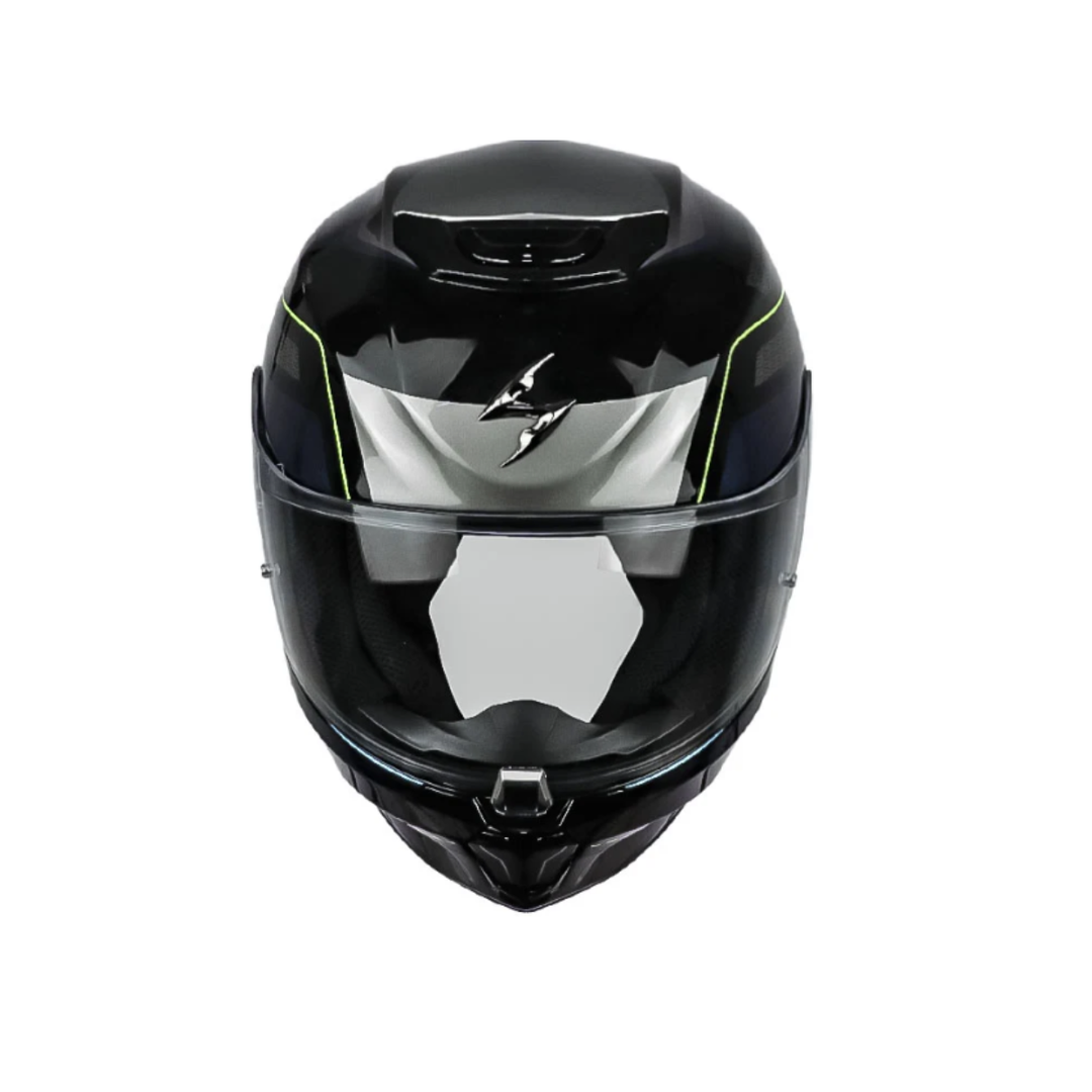 CASCO SCORPION EXO-391 LEO NEGRO AZUL