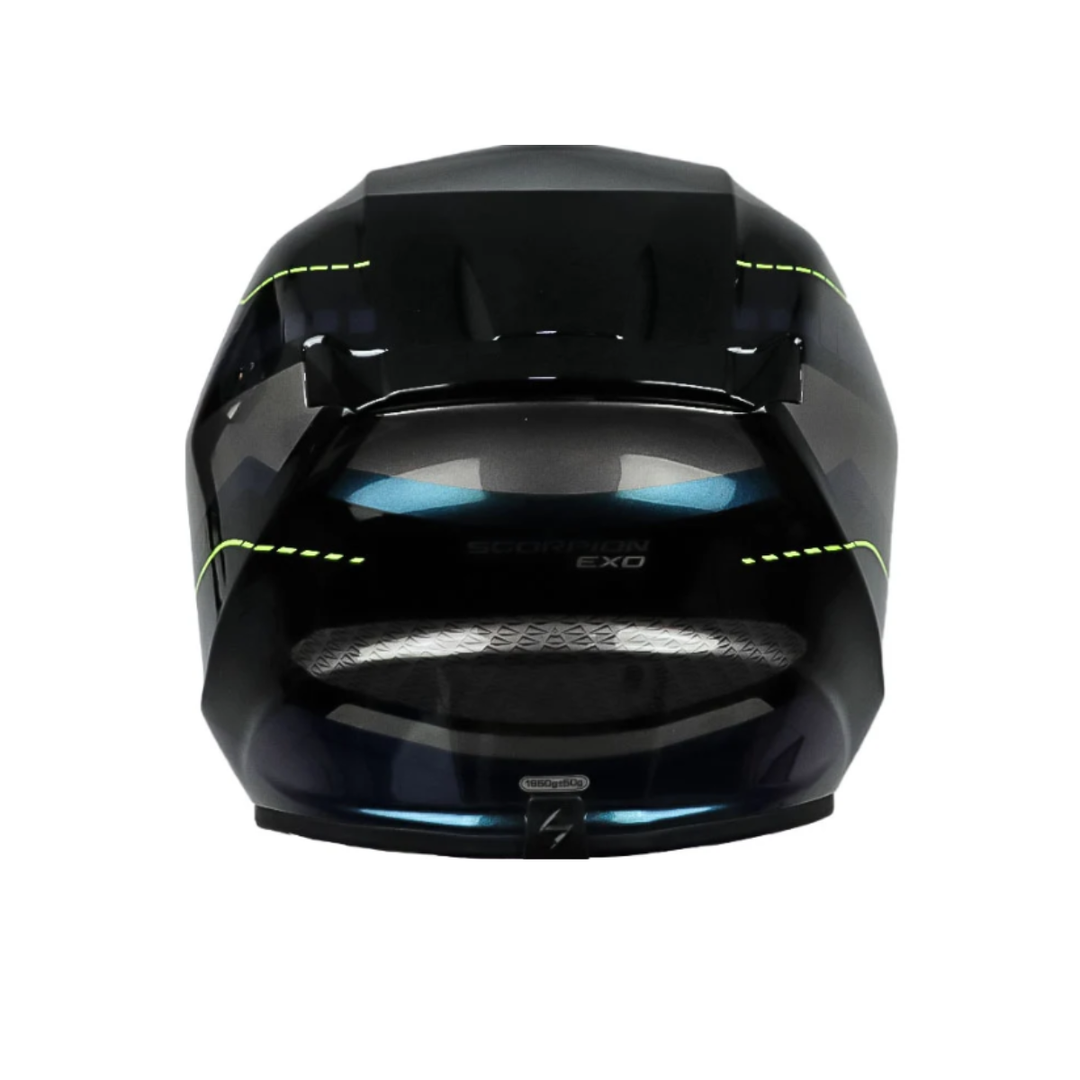 CASCO SCORPION EXO-391 LEO NEGRO AZUL