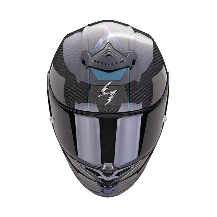 CASCO SCORPION EXO R1 EVO CARBONO ONYX NG CHAMELEON