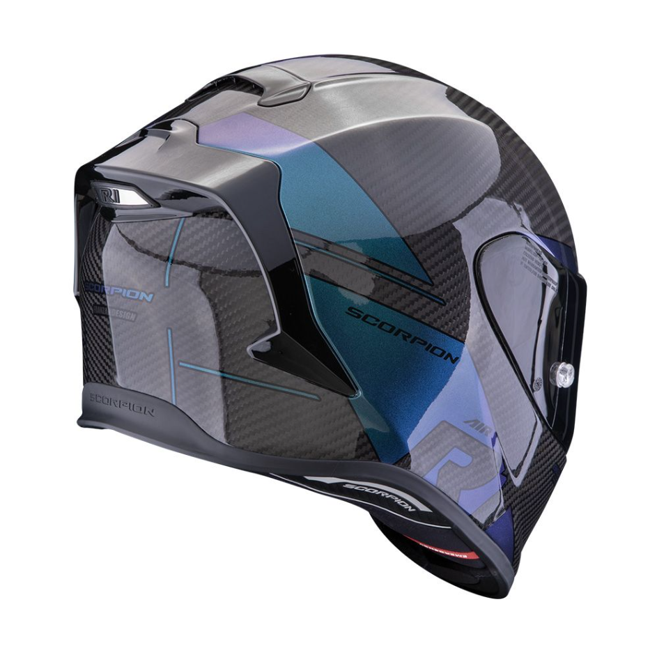 CASCO SCORPION EXO R1 EVO CARBONO ONYX NG CHAMELEON