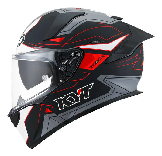 CASCO KYT R2R LED MATT BLACK GREY E06