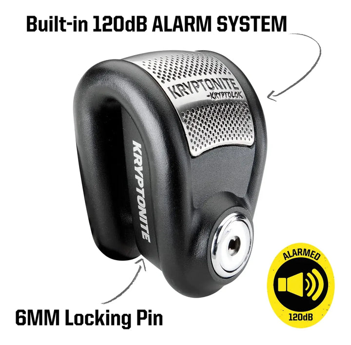 CANDADO KRYPTONITE KRYPTOLOK 6A ALARM DISC LOCK