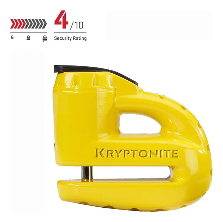 CANDADO KRYPTONITE DISCO 5 S2 REMINDER AMARILLO