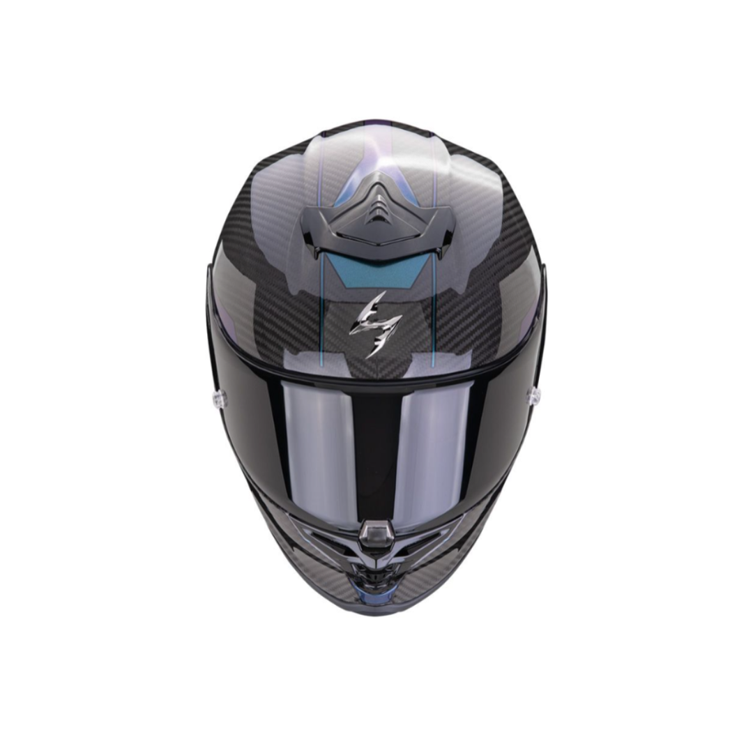 CASCO SCORPION EXO R1 EVO CARBONO ONYX NG CHAMELEON