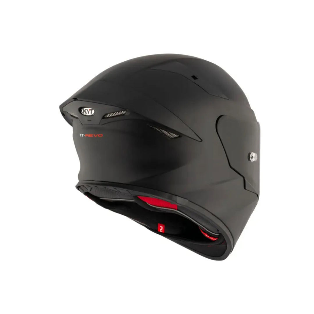 CASCO KYT TT-REVO PLAIN MATT BLACK E06 T L