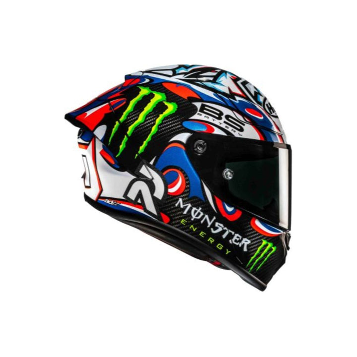 CASCO INT HJC RPHA1 V2 CARBON QUARTARARO LE MANS III MC 21 BL AZ V SM