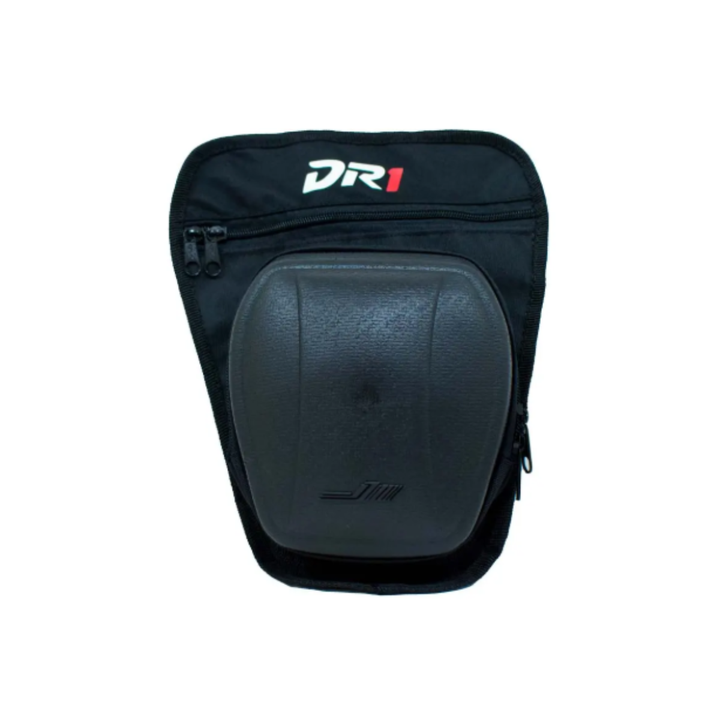 Piernero Ajustable Para Motociclista Dr1 Rigido Negro