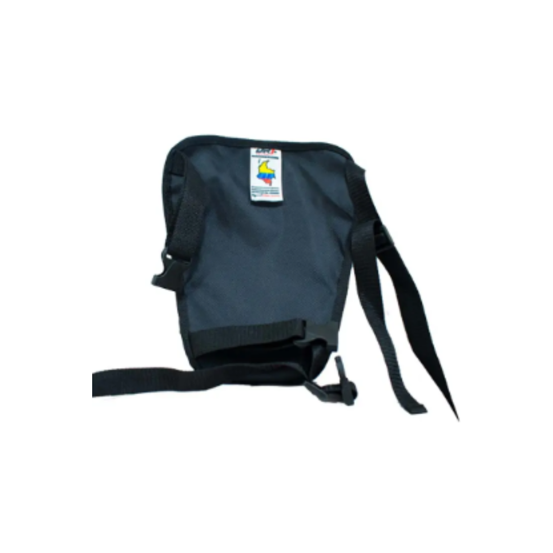 Piernero Ajustable Para Motociclista Dr1 Rigido Negro