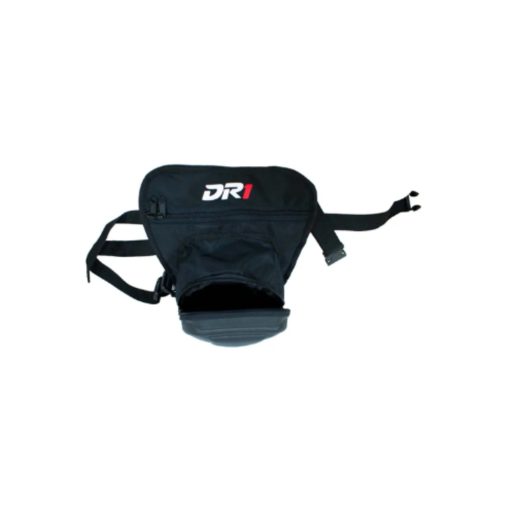 Piernero Ajustable Para Motociclista Dr1 Rigido Negro