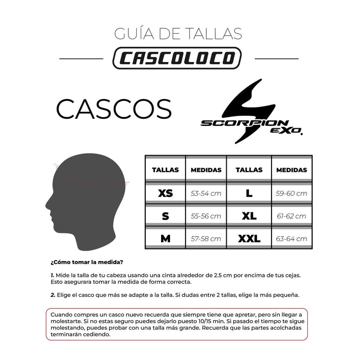 CASCO SCORPION EXO-391 LEO NEGRO AZUL