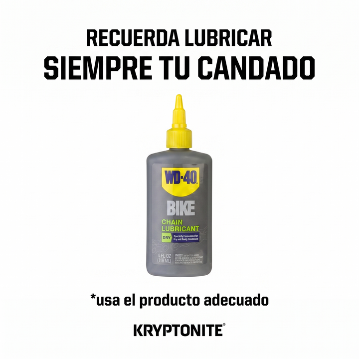 CANDADO KRYPTONITE EVOLUTION SERIE 4 DISC LOOK YELLOW