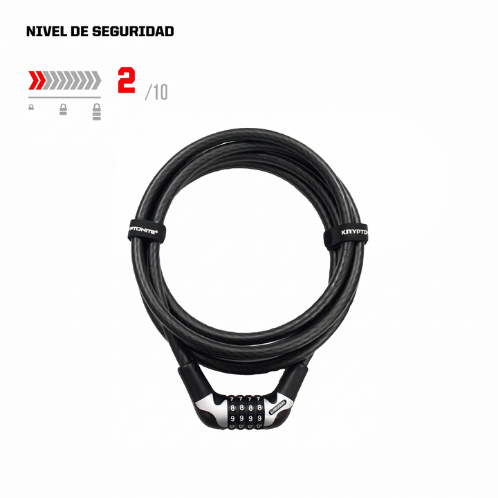 CANDADO KRYPTOFLEX GUAYA BICICLETA 1230 KEY CABLE